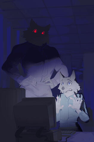 rendered half body illustration